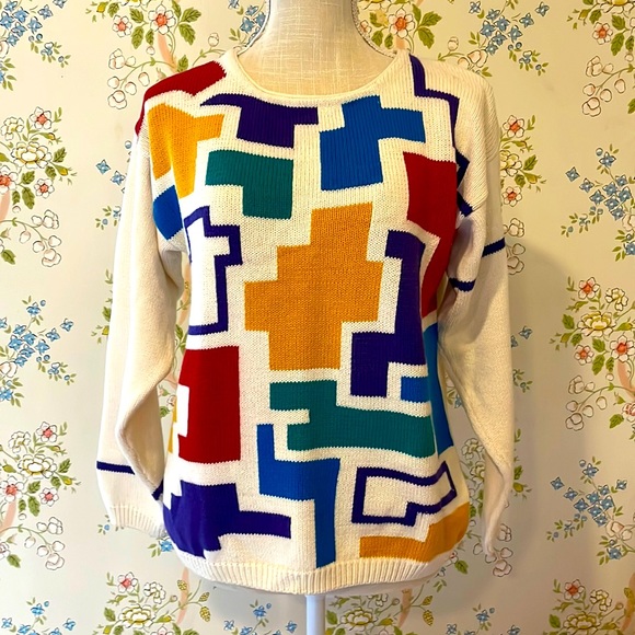 Vintage Renee Tener for Jeanne Pierre Sweater Size S - Picture 1 of 3